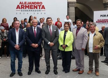 Alejandro Armenta presenta a los nuevos titulares de ISSSTEP y COBAEP