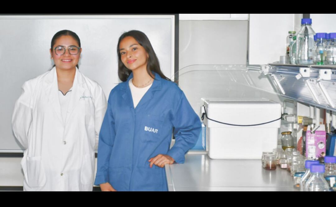 Luisa Renata López Lobato y Alexa Limón Bonilla | Foto: Buap