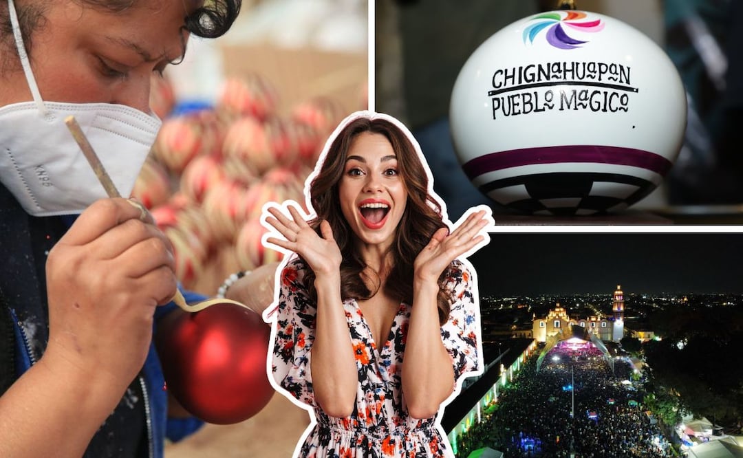 Este mes inicia la Feria del Árbol y la Esfera 2025 en Chignahuapan | Foto: EsImagen / Canva