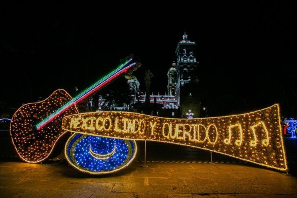 Todo está listo para el Grito de Independencia en el Palacio Municipal de Puebla | Agencia Es Imagen para El Universal Puebla