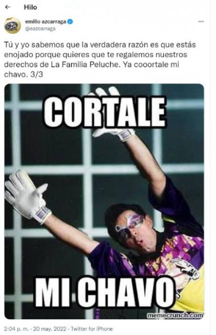 Tras polémica de Derbez con Azcárraga, colectivo "Sélvame Tren" lanza nuevo video