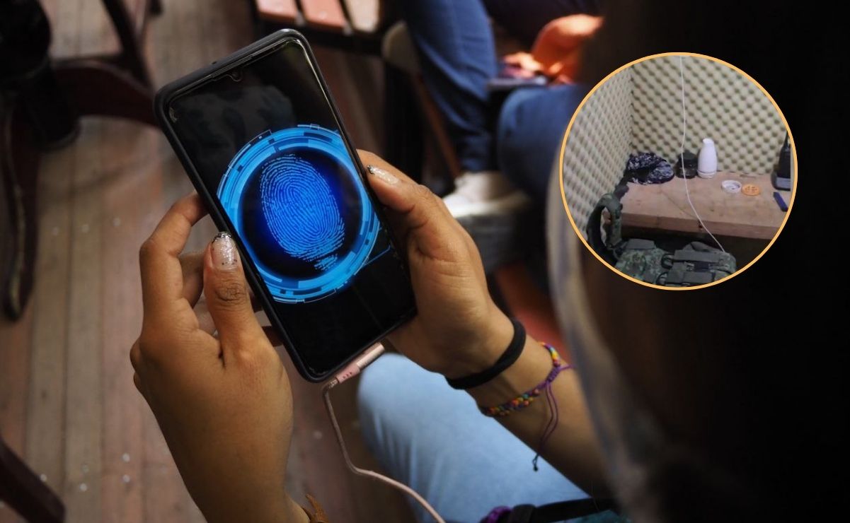 VIDEO Así es la cabina en la que una banda simulaba secuestros para extorsionar en Puebla