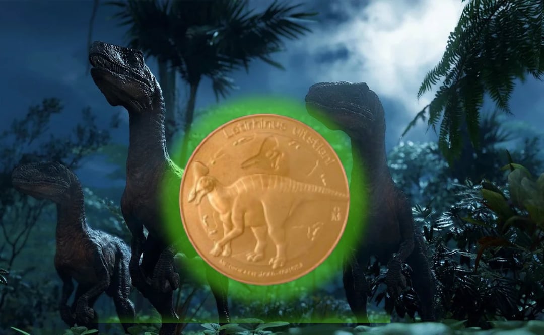 Cuánto cuestan y cómo conseguir la nueva colección de medallas de dinosaurios de México I Foto: Casa de Moneda/Especial