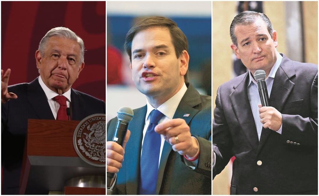 AMLO reta a Ted Cruz y Marco Rubio a presentar pruebas sobre nexos con narco; no soy Calderón, dice. Fotos: Archivo EL UNIVERSAL