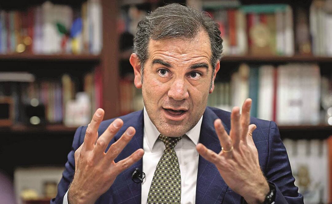 Lorenzo Córdova afirma que el INE no caerá en el juego en el que se le quiere poner, al tratar de descalificarlos. Foto: Diego Simón EL UNIVERSAL.