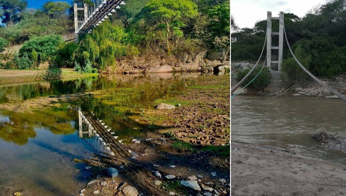 En la Mixteca poblana hay un puente colgante rodeado de hermosos paisajes | Foto: Eli Rojano Aquino