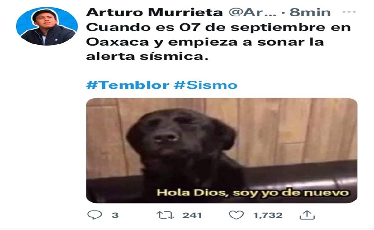 Los memes tras el sismo de este martes