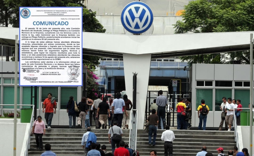 Volkswagen de México y el SITIAVW trasladarán las negociaciones a la Ciudad de México | Foto: EsImagen/SITIAVW