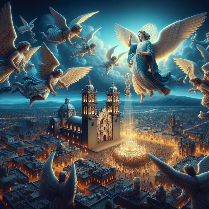 El nombre de Puebla de los Ángeles es en honor a esta leyenda | Bing