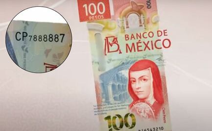 Billete de 100 pesos vale hasta 500 mil pesos por su número de serie