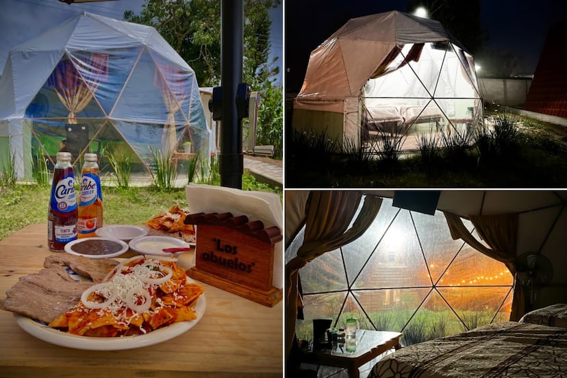 Así puedes dormir en cabañas burbuja en el Pueblo Mágico más natural de Puebla