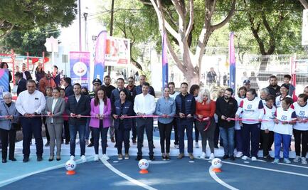 Eduardo Rivera Pérez entrega el Parque San Baltazar Campeche completamente rehabilitado