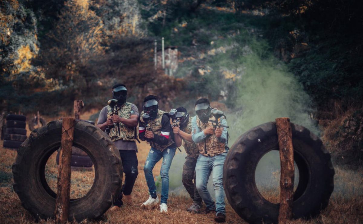Vive la experiencia de jugar gotcha en el Cerro Cabezón de Tlatlauquitepec