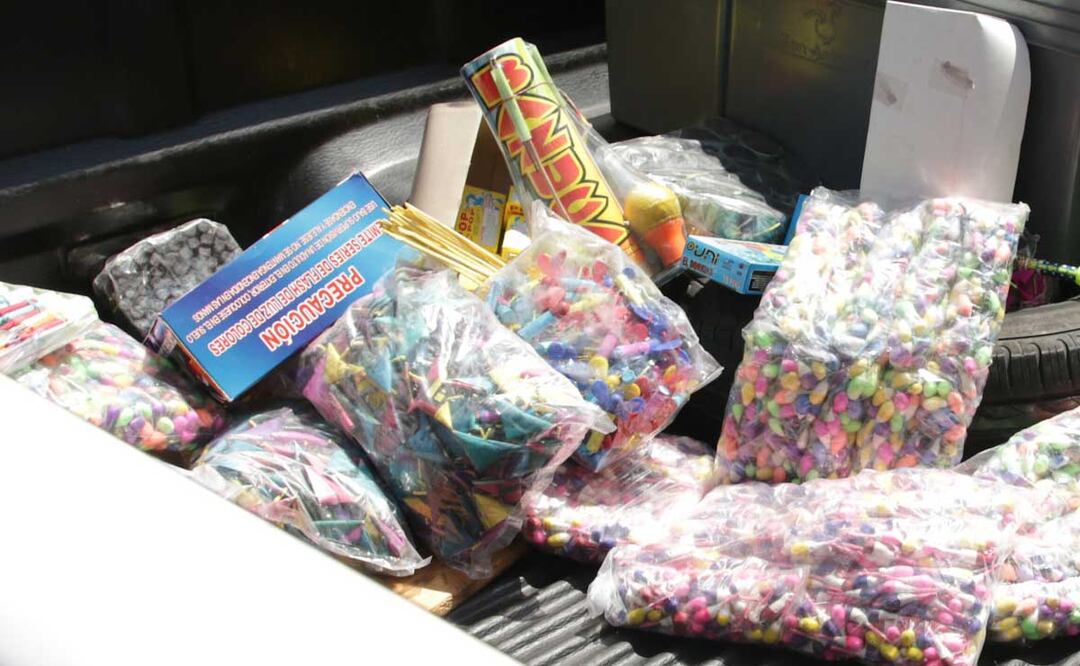 Pirotecnia | Foto: Agencia Es Imagen para El Universal Puebla