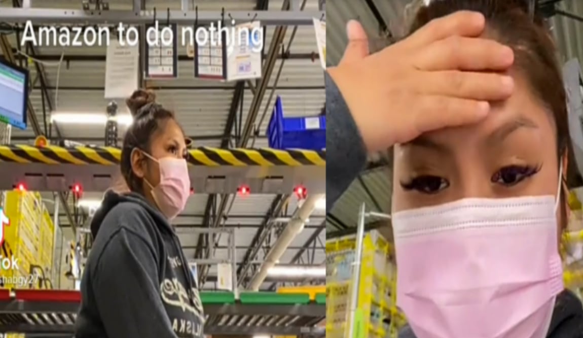 TikTok: "Trabajo haciendo nada", empleada de Amazon rompe internet