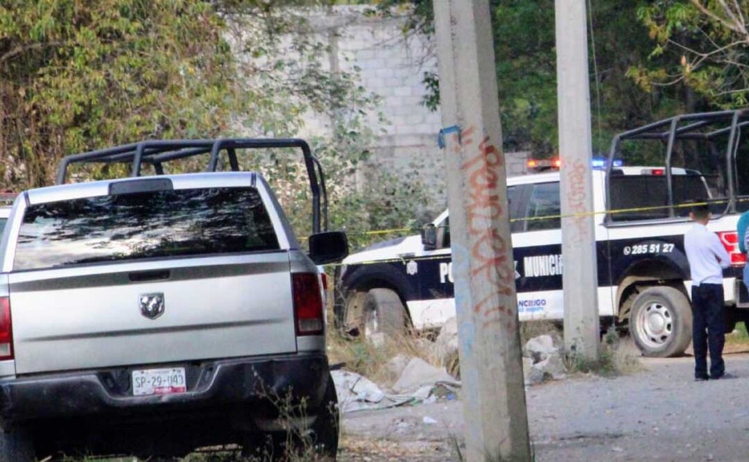 Un hombre calcinado fue hallado por lugareños sobre la calle Nueva York de la junta auxiliar Sanctorum | Foto: Agencia Es Imagen para El Universal Puebla