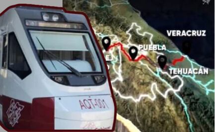 ¿Por dónde pasará el tren CDMX-Puebla-Veracruz? Esto anunció Claudia Sheinbaum