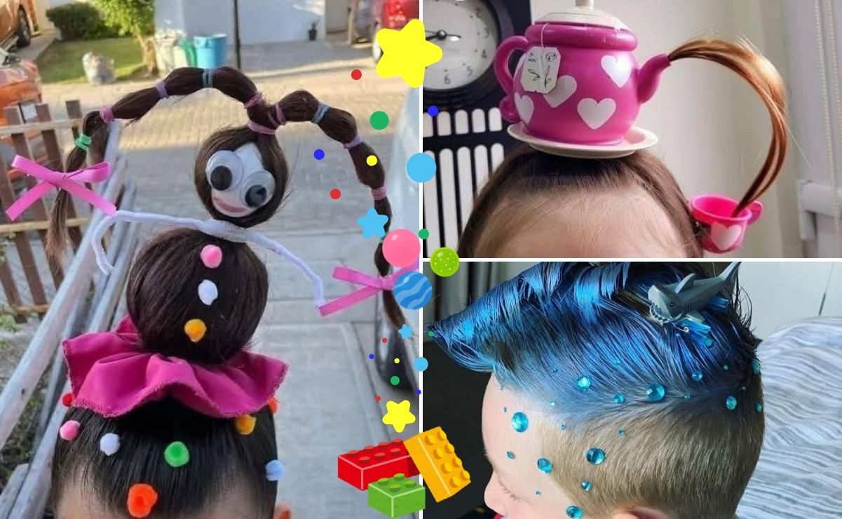 3 ideas de peinados y calcetas locas para celebrar el Día del Niño
