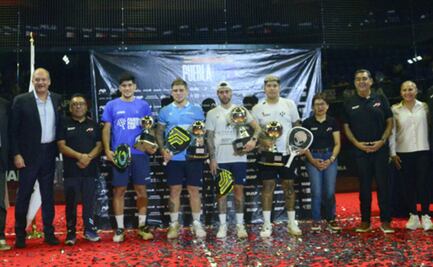 Gobernador de Puebla y rectora de la BUAP encabezaron premiación del Torneo de Pádel