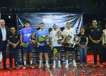 Gobernador de Puebla y rectora de la BUAP encabezaron premiación del Torneo de Pádel