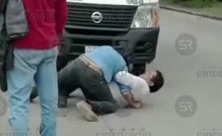 Choferes de la Ruta 12-A se agarran a golpes en pleno bulevar Norte