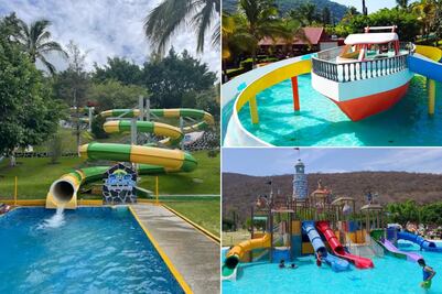 ¿Cuánto cuesta entrar al balneario San Carlos con aguas termales y toboganes?