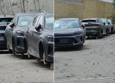 VIDEO Sobre tabiques ladrones dejan autos nuevos en agencia de Puebla