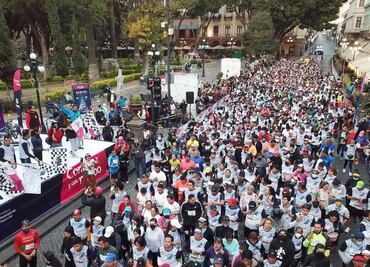Medio maratón de Puebla: participaron más de dos mil 500 corredores
