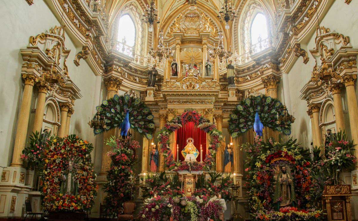 La Virgen de los Remedios es venerada tanto en San Andrés como en San Pedro Cholula | Foto:  Agencia Es Imagen para El Universal Puebla