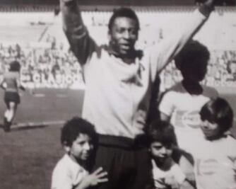 Pelé en el Cuauhtémoc, una visita inolvidable
