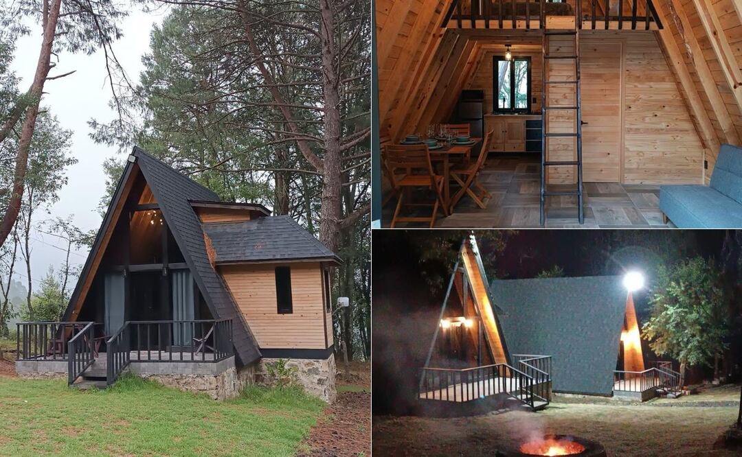 Las cabañas Azomalli están en el Pueblo Mágico de Zacatlán | Foto: Especial