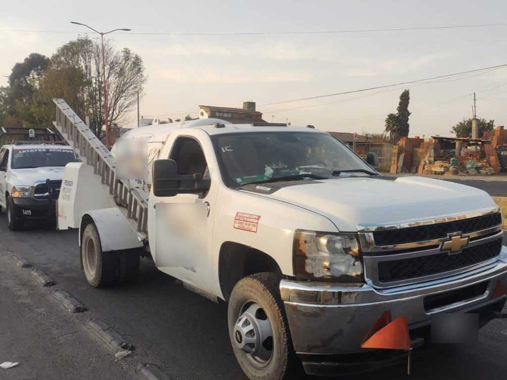 Detienen a dos huachigaseros en San Pedro Cholula