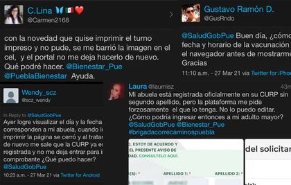 Reportan errores en registro para vacunas