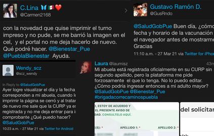 Reportan errores en registro para vacunas