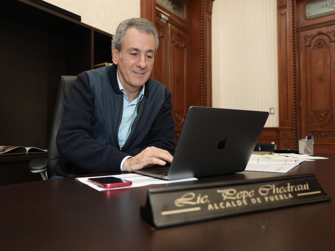 Pepe Chedraui promueve la transparencia | Foto: Ayuntamiento de Puebla
