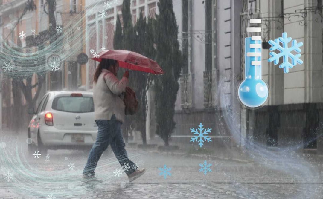 El Frente Frío 24 trajo frío, lluvia y viento a Puebla | Foto: EsImagen