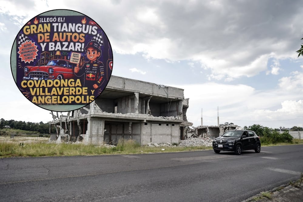 El nuevo tianguis de autos fue instalado en las inmediaciones de predios donde existe un conflicto legal | Foto: EsImagen