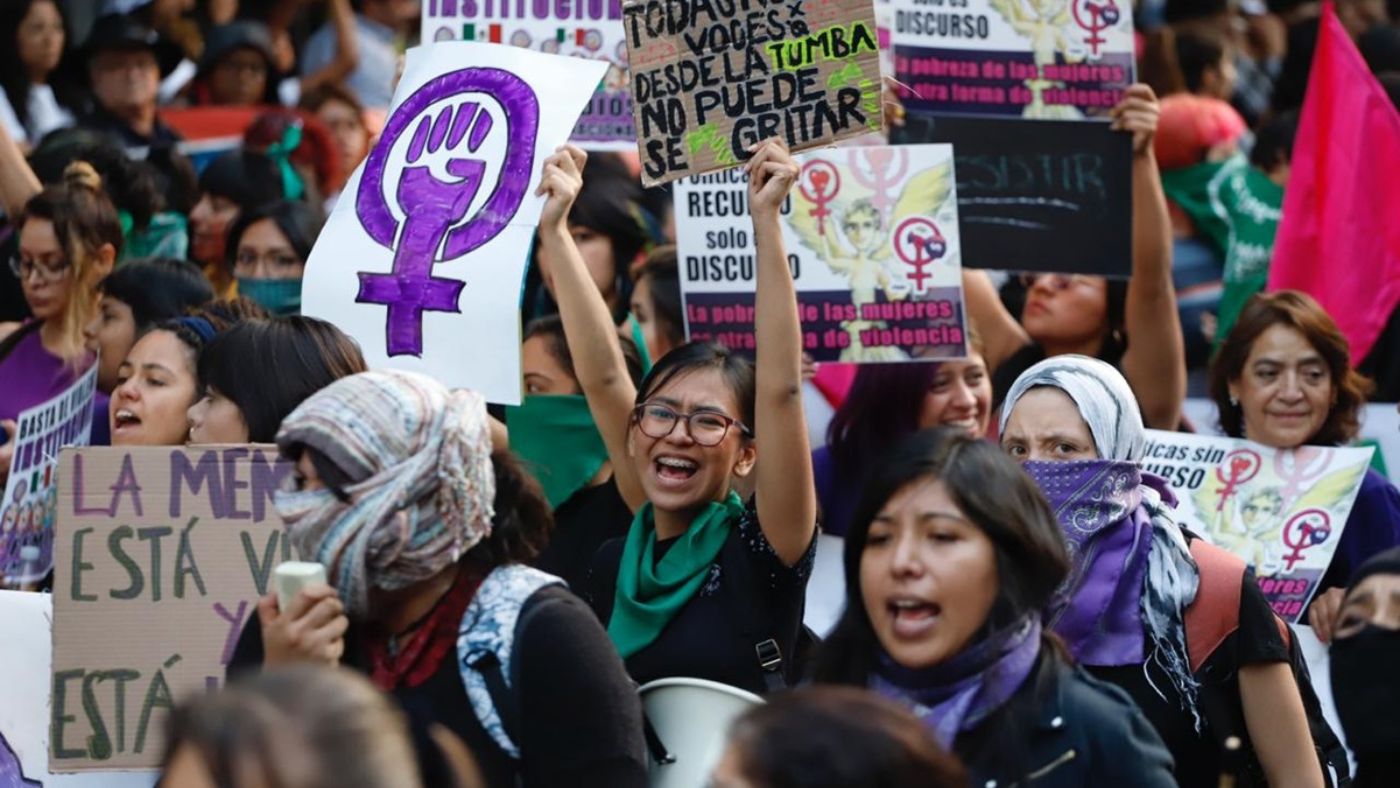 Marcha feminista Puebla 25N 2022. ¿A qué hora inicia la protesta del Día Naranja?