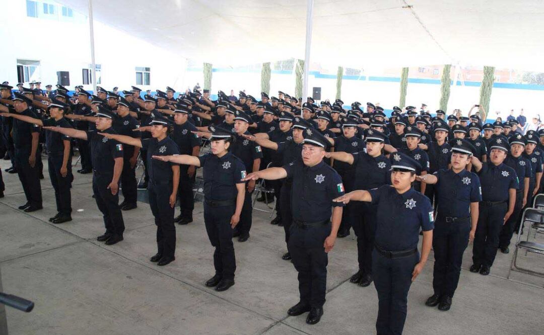 Cuando el Congreso de Puebla lo apruebe, los alcaldes sólo podrán contratar policías certificados | Foto: Agencia Es Imagen para El Universal Puebla