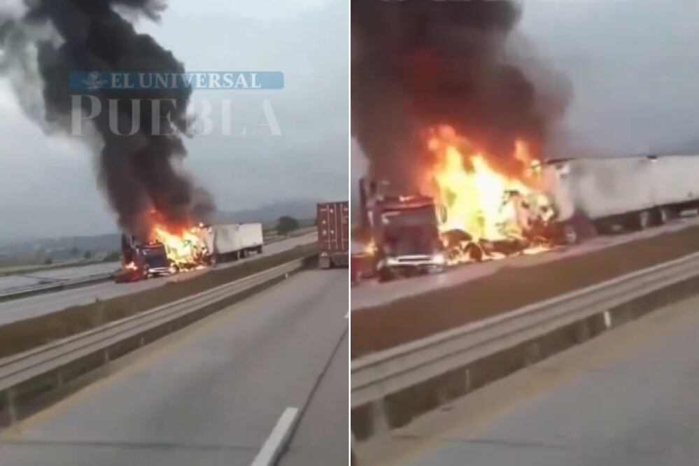 Se registró un choque de dos tráileres en el Arco Norte | Foto: X