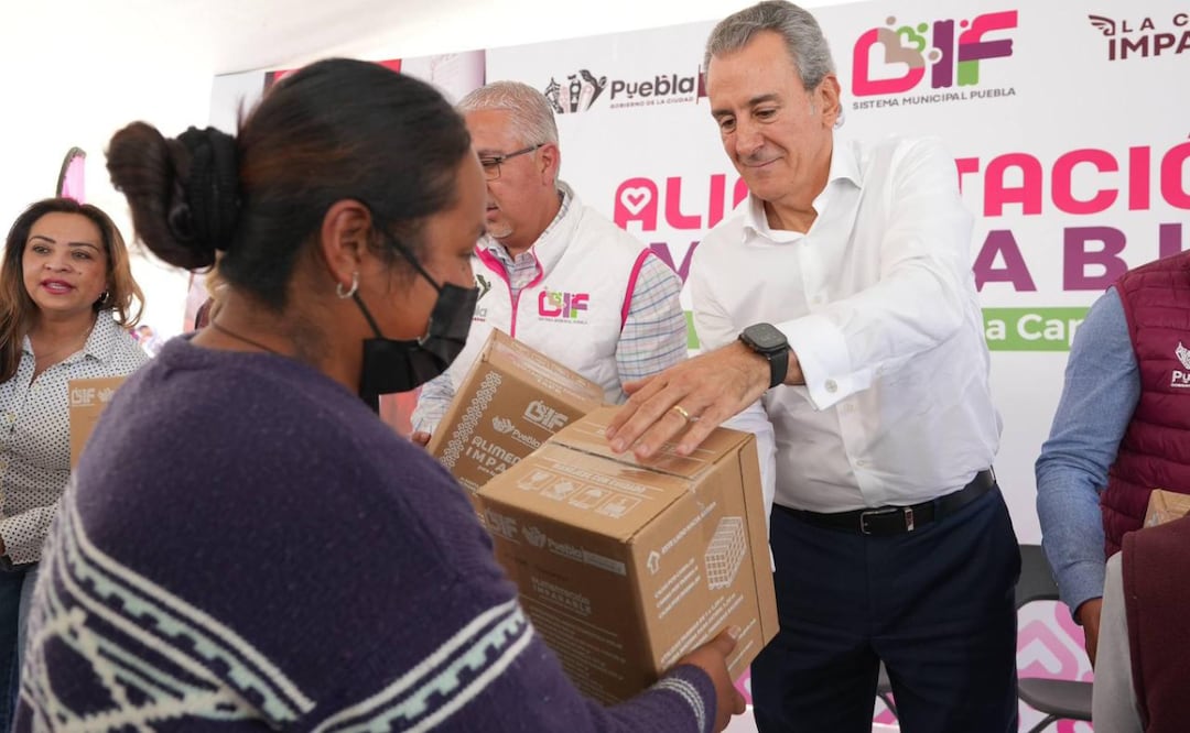 “Estamos trabajando para hacer estos programas realidad, que le lleguen a todas las juntas auxiliares”, expresó | Foto: Ayuntamiento de Puebla