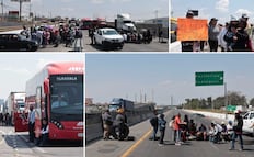 VIDEO Antorcha Campesina bloquea otra vez entronque de autopistas México-Puebla y Puebla-Orizaba