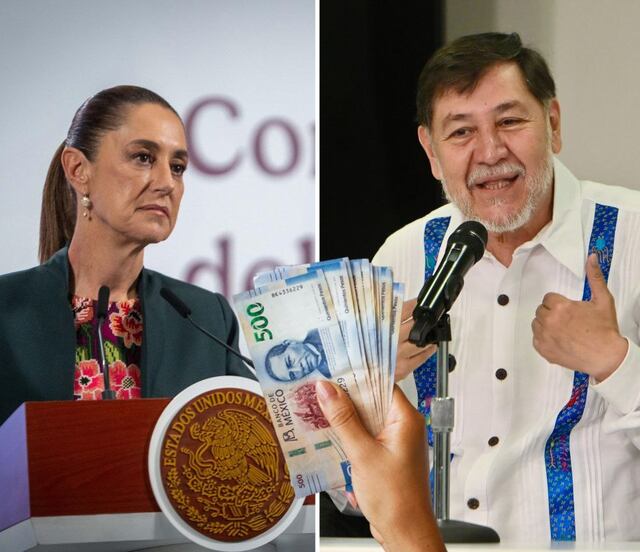 Cuánto gana Claudia Sheinbaum vs cuánto gana Fernández Noroña