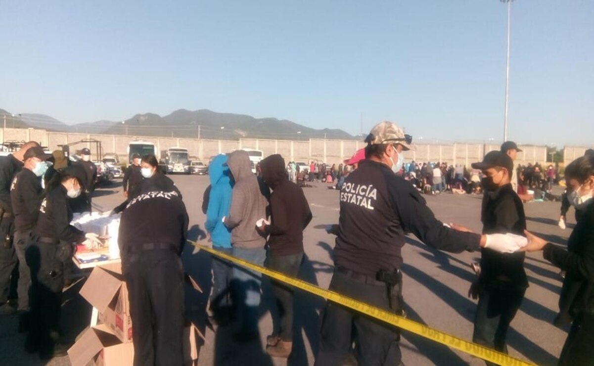 Al menos 652 migrantes viajaban en contenedores de tráileres en Tamaulipas; 355 son menores de edad