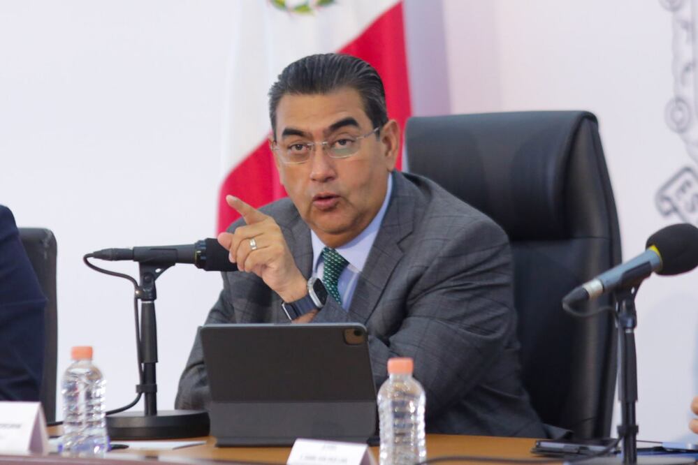 El gobernador Sergio Salomón pidió por la paz en Puebla y en Israel | Agencia Es Imagen para El Universal Puebla