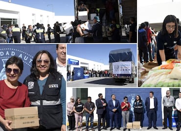 BUAP recibe 60 toneladas de víveres de la UNAM para damnificados de la Sierra Norte