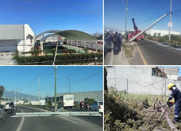 Viento derriba domo en secundaria de Atlixco, hay 4 heridos; reportan postes y árboles caídos en 7 colonias de Puebla