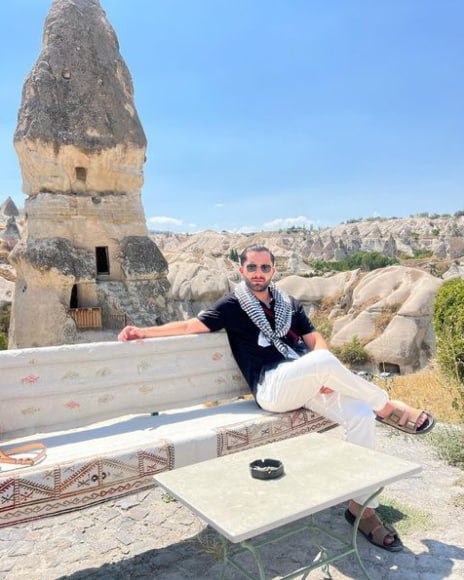 César Eduardo Garrido Celaya en la Aza Cava Hotel de Turquía / Foto: Instagram @cegarrido1102