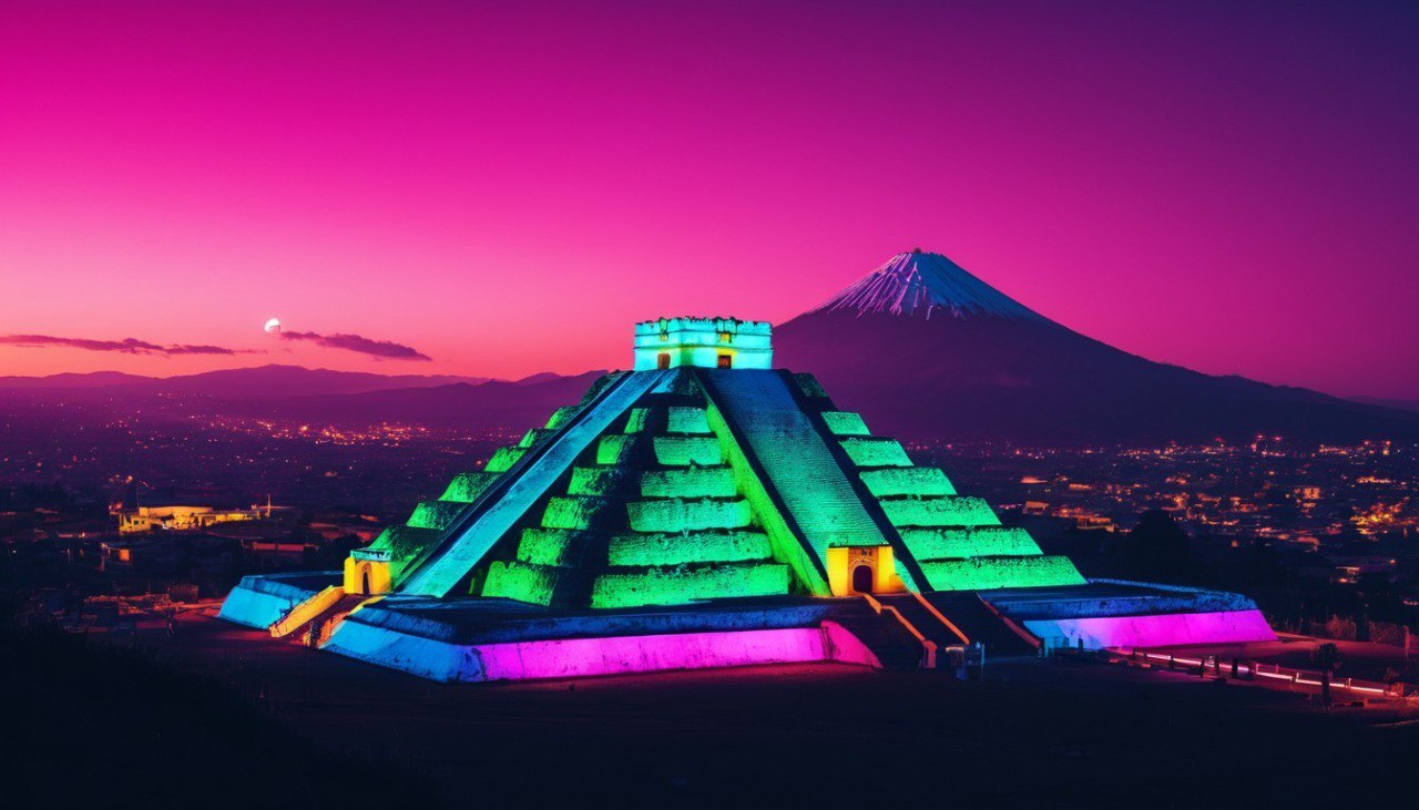 Si te has preguntado cómo es en realidad la pirámide de Cholula, la IA lo revela | Fuente: Wepik