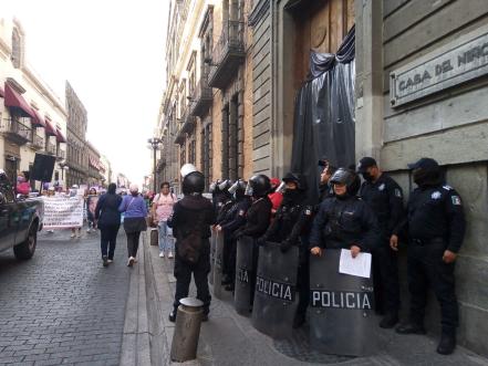 Así fue la marcha del 8M en Puebla 